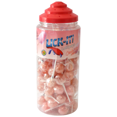 Lick-It Halal Candy Floss 16g Lollies - 100 Count