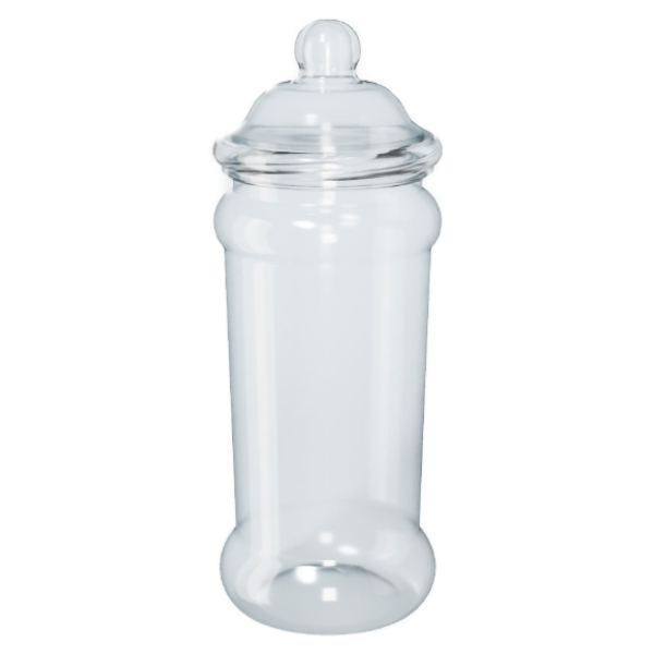 MPS 2.5l Empty Victorian Jar With Bobble Lid - 6 Count