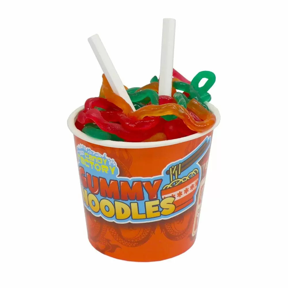 Crazy Candy Factory Gummy Noodles - 12 Count