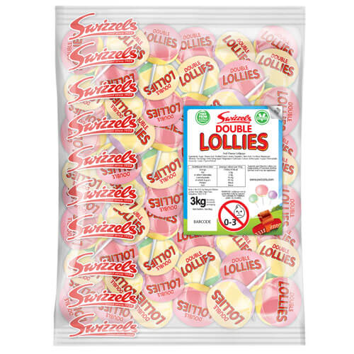 Swizzels Matlow Double Lollies - 3kg