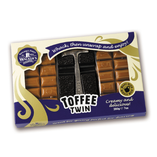 Walkers Toffee Twin Hammer Slab - 200g