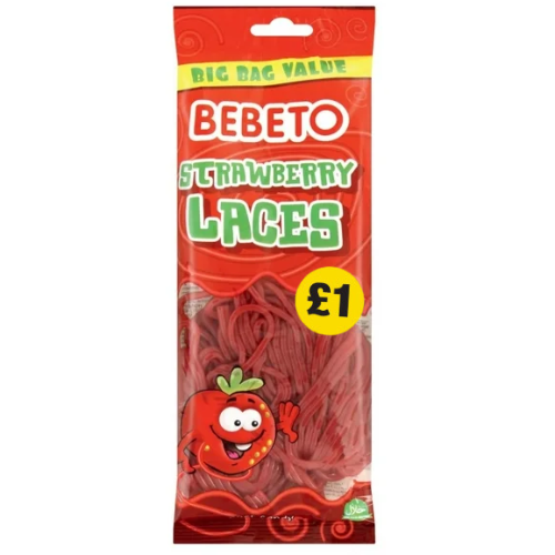 Wholesale Dexters Strawberry Laces £1 PMP 160g - 12 Count | Bulk ...