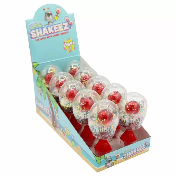 Crazy Candy Factory Shakeeze Lollipops - 10 Count