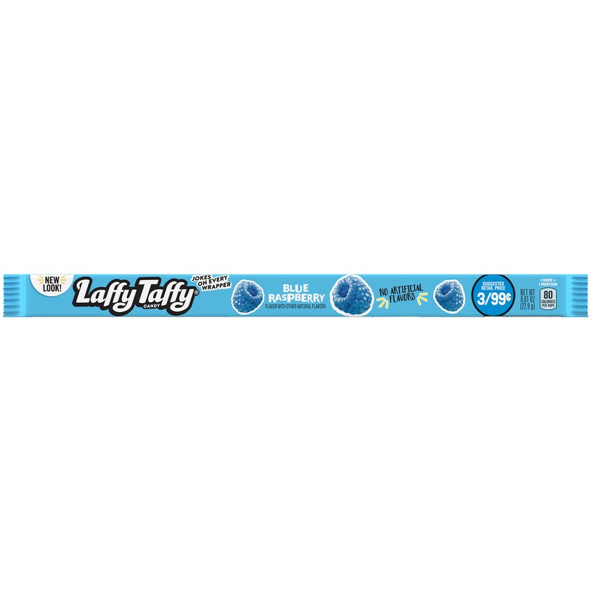 Wonka Laffy Taffy Blue Raspberry - 24 Count