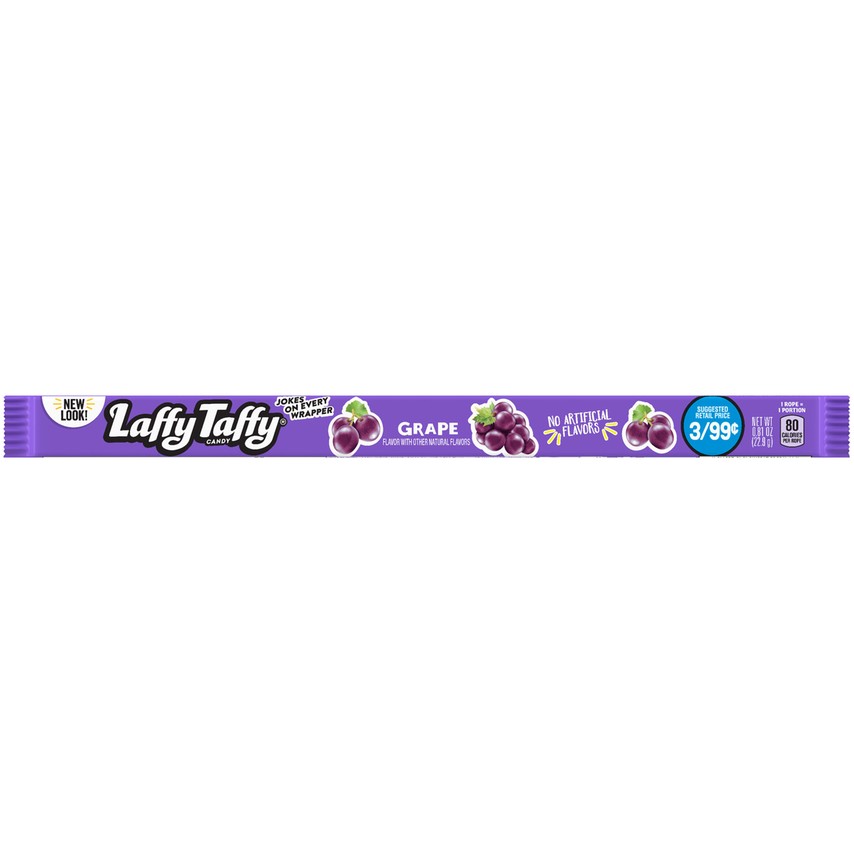 Wonka Laffy Taffy Grape - 24 Count