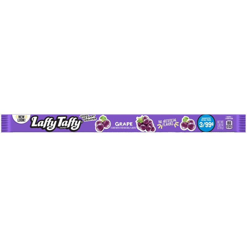 Wonka Laffy Taffy Grape - 24 Count