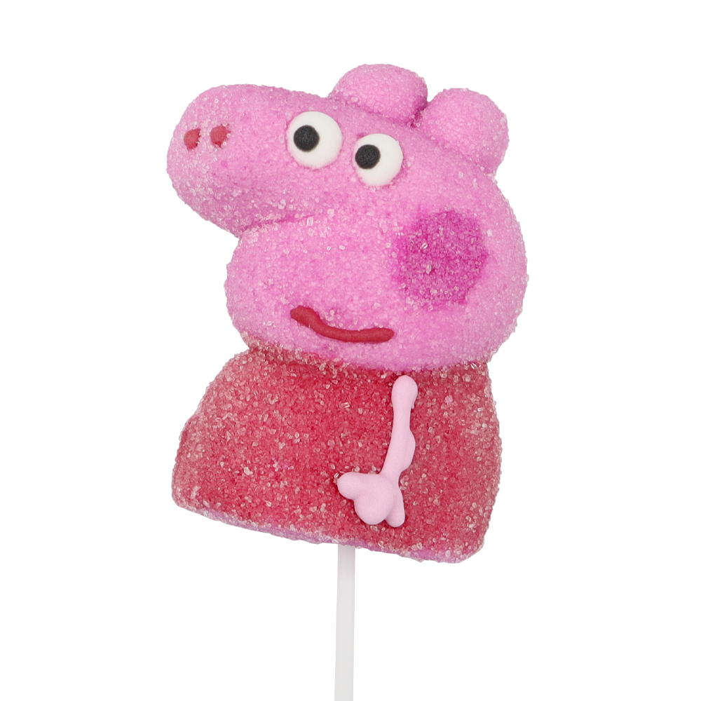 Rose Peppa Pig Candy Marshmallow Pops - 18 Count