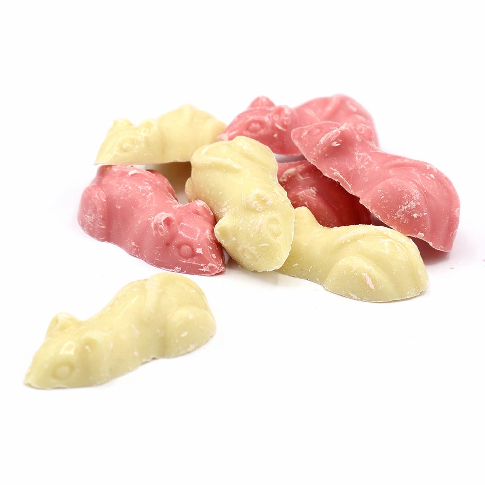 Hannahs Giant Pink & White Mice - 3kg