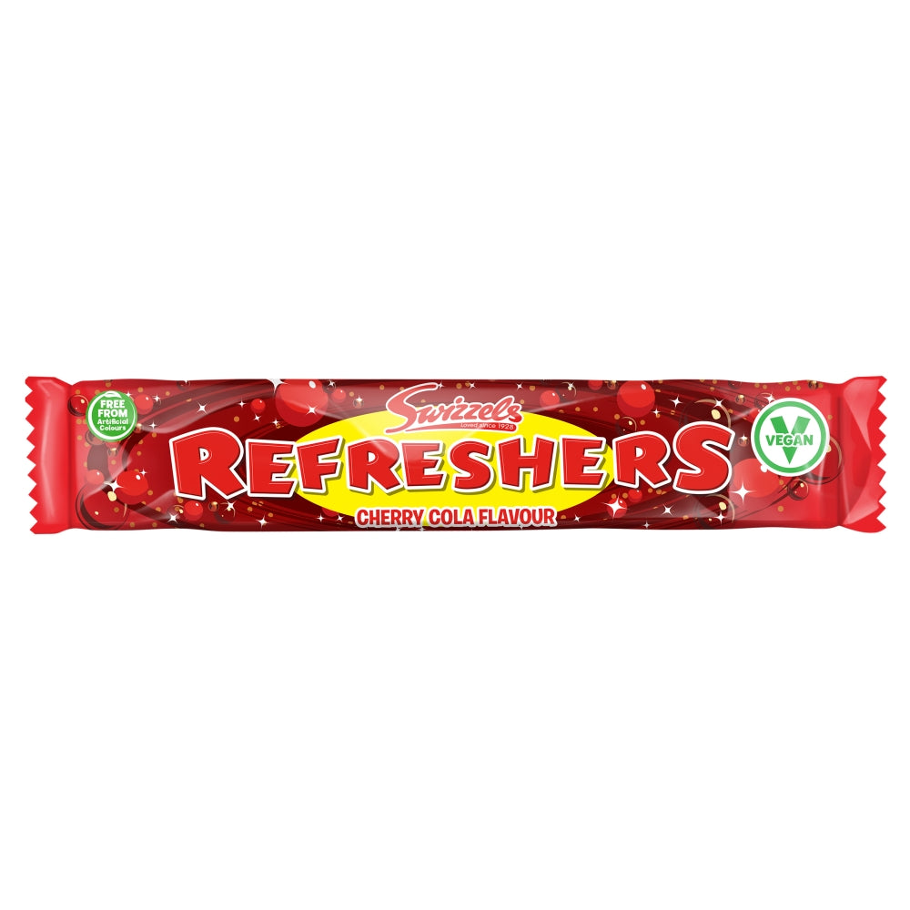 Swizzels Cherry Cola Refreshers Chew Bar - 60 Count