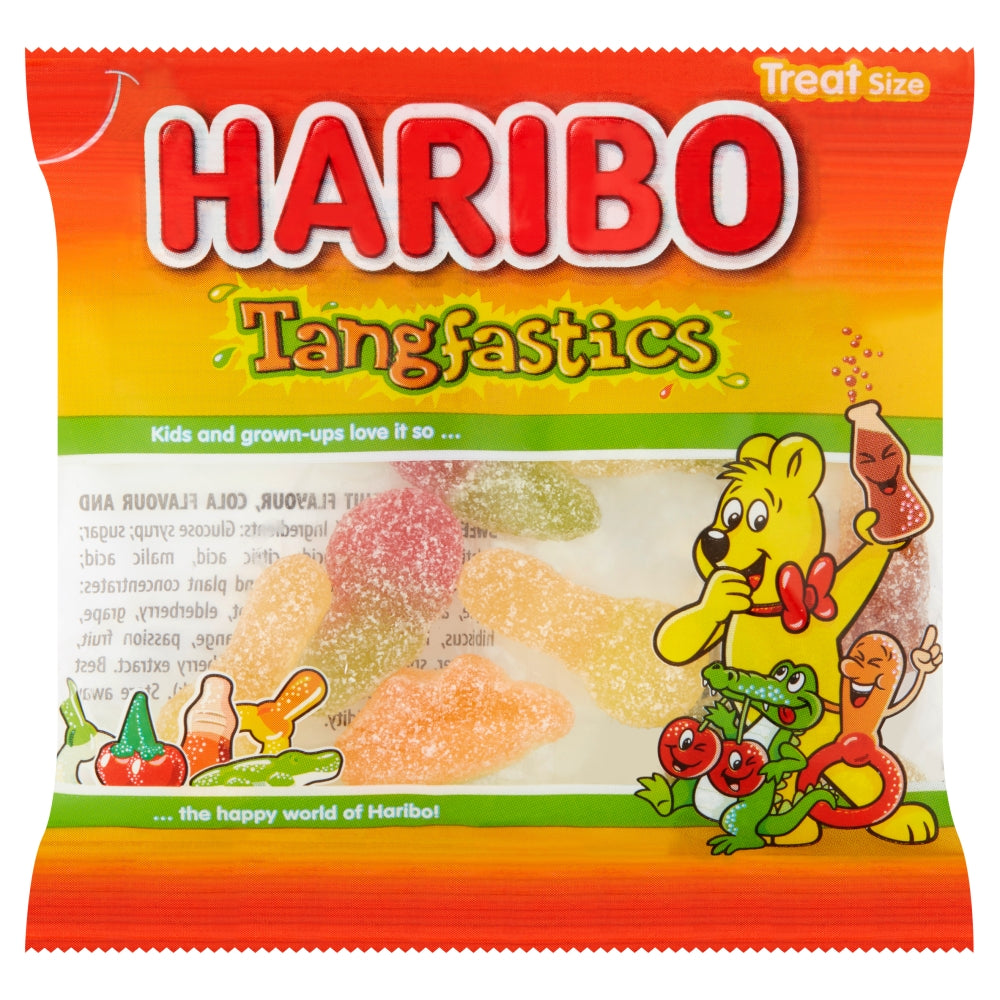 Haribo Tangfastics Mini Pre-Packed Bags - 100 Count