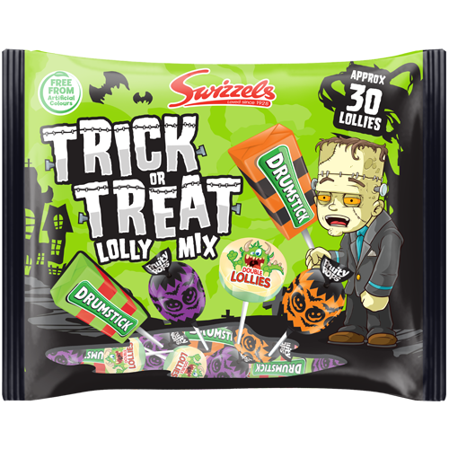 Swizzels Trick Or Treat Lolly Bag 330g - 10 Count