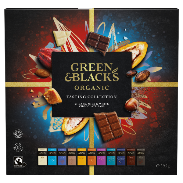 Green & Black's Tasting Collection Chocolate Gift Box 395g - 6 Count