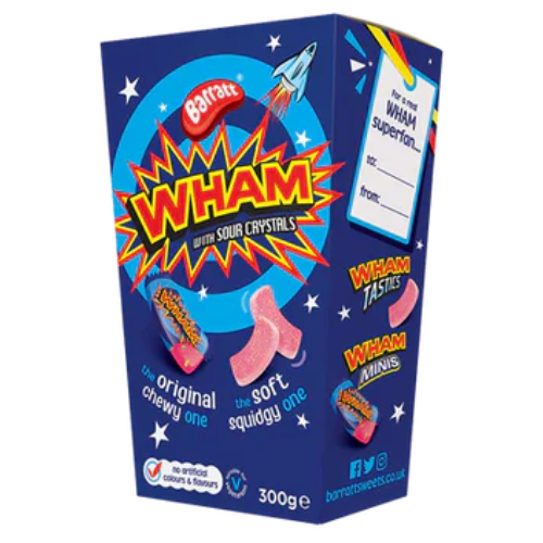 Barratt Wham Chews 300g Carton - 6 Count *BBD END APRIL 2025*