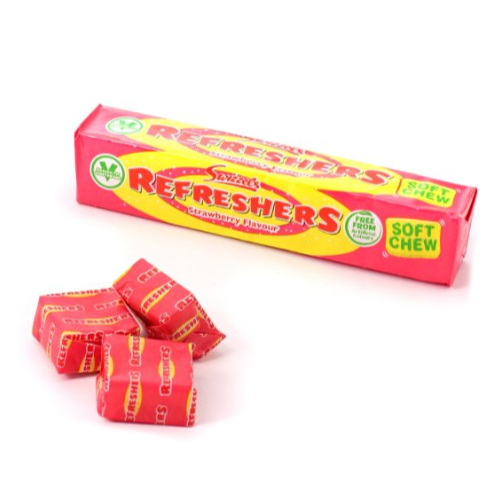 Swizzels Matlow Strawberry Refreshers Chews Stickpack - 36 Count