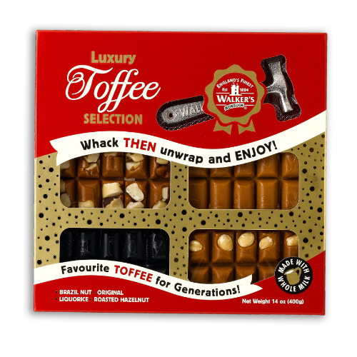 Walkers Luxury Hammer Toffee Slab - 400g