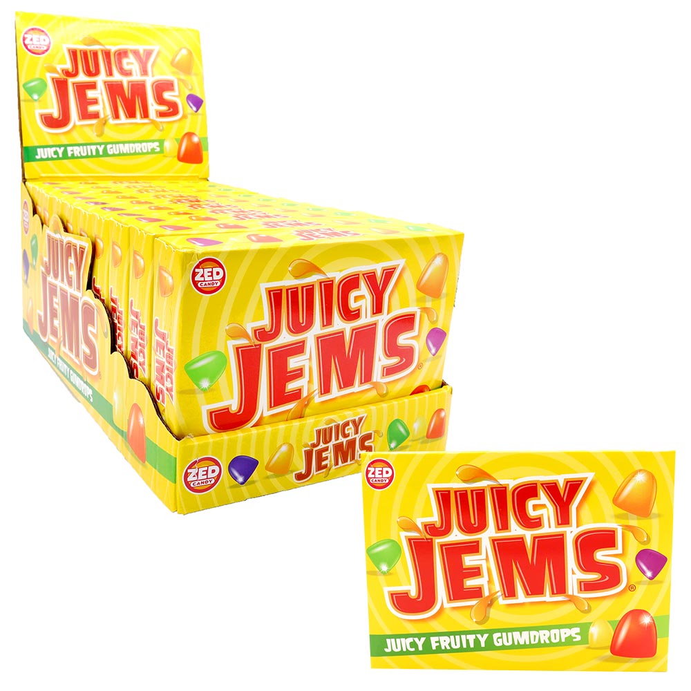 Zed Candy Juicy Jems Box 140g - 10 Count