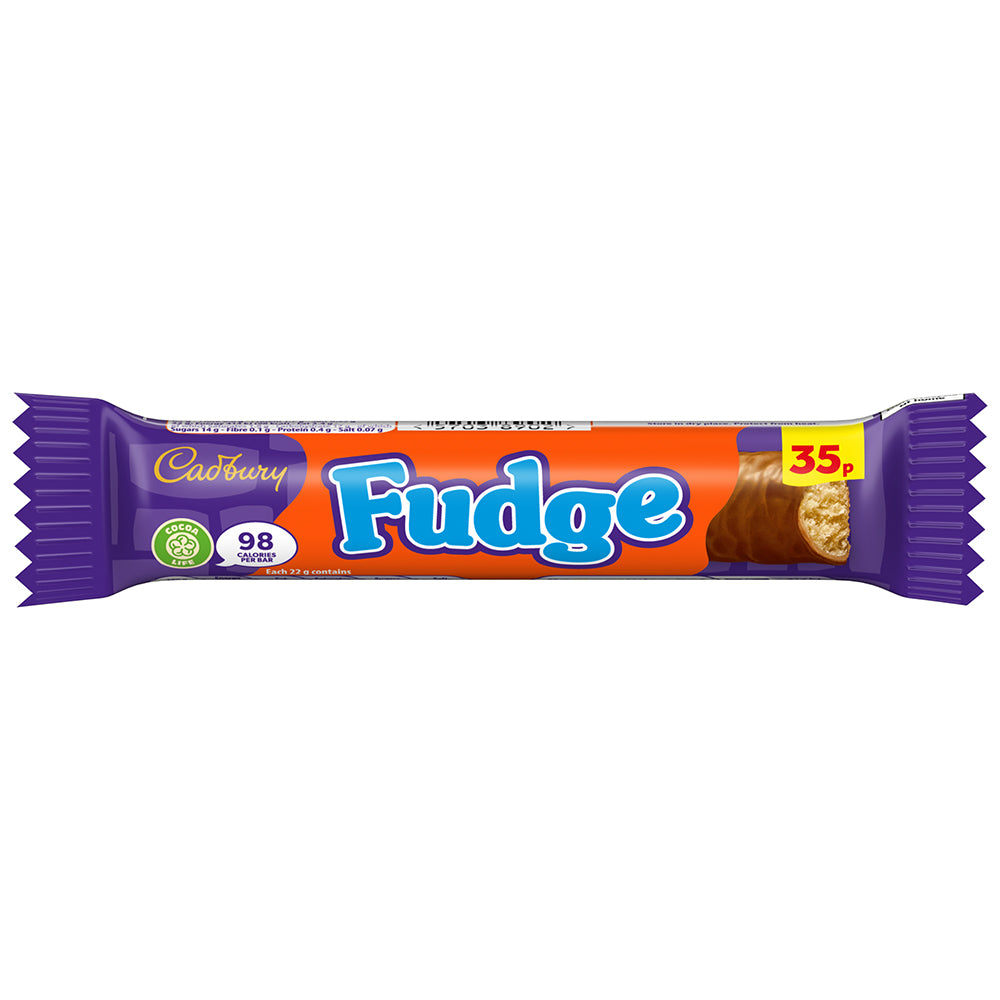 Cadbury Chocolate Fudge Bars PM - 60 Count