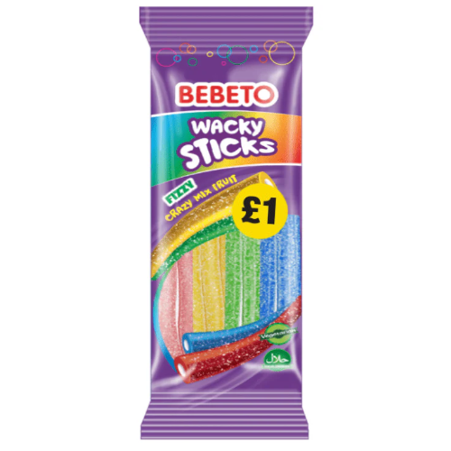 Dexters Fizzy Rainbow Pencils £1 PMP 160g - 12 Count