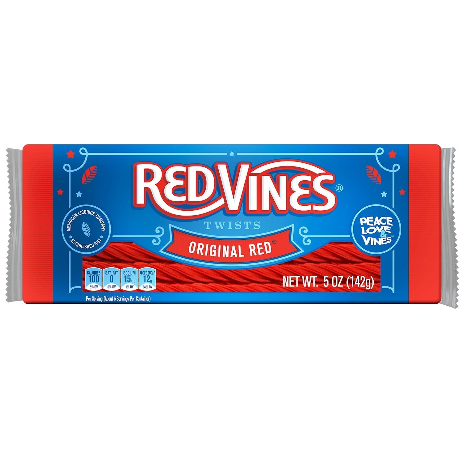 Red Vines Original Liquorice Twists - 141g
