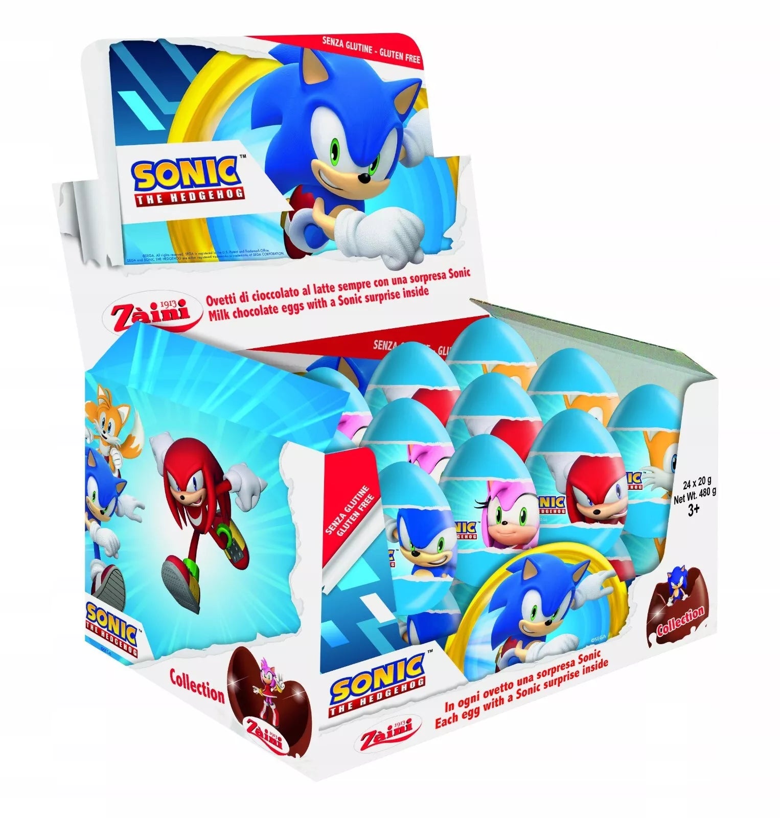 Wholesale Chocolate Sonic The Hedgehog Surprise Eggs - 24 Count | Bulk ...