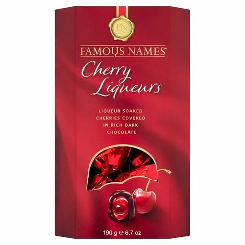 Famous Names Cherry Liqueurs 175g - 6 Count