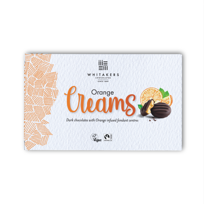 Whitakers Orange Creams 150g - 14 Count