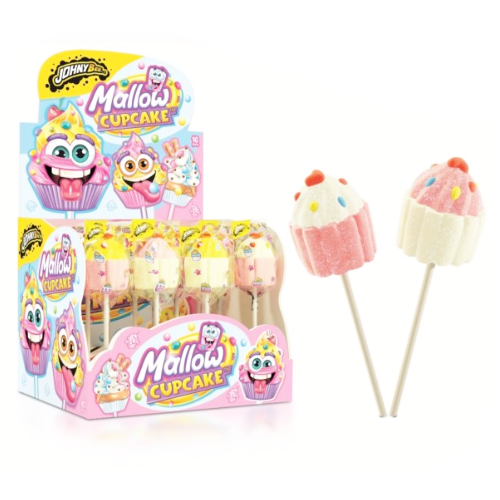 Johnny Bee Candy Mallow Cupcakes - 16 Count