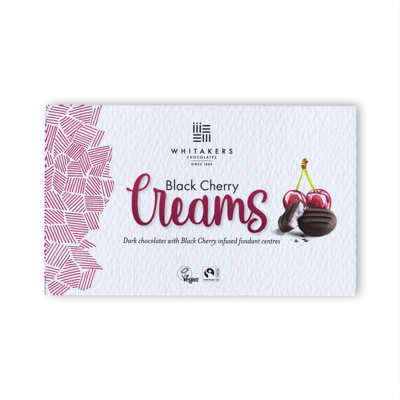 Whitakers Black Cherry Creams 150g - 14 Count