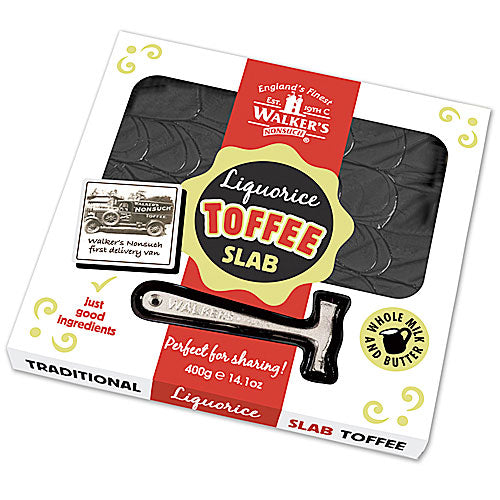 Walkers Liquorice Toffee Slab - 400g