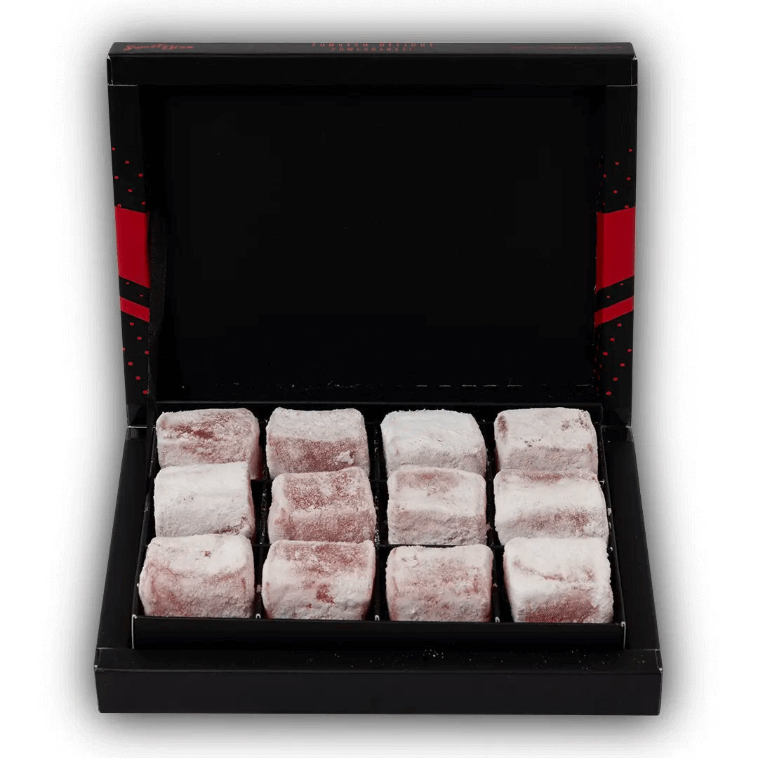 SweetBizz Pomegranate Flavoured Turkish Delight 300g - 6 Count