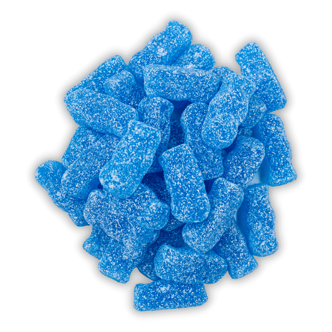Candycrave Vegan Fizzy Blue Jelly Babies - 2kg
