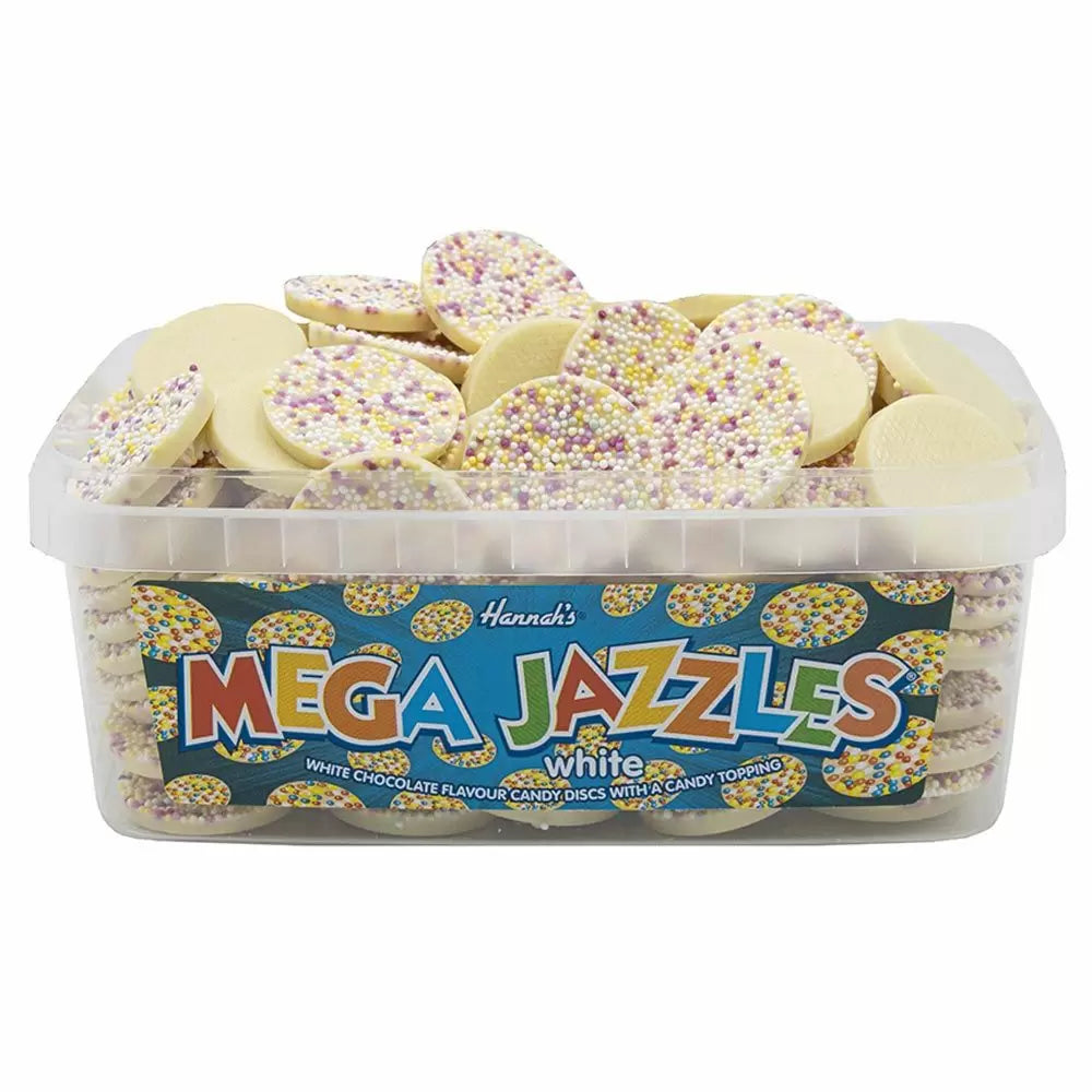 Hannahs White Choc Flavour Mega Jazzles - 120 Count