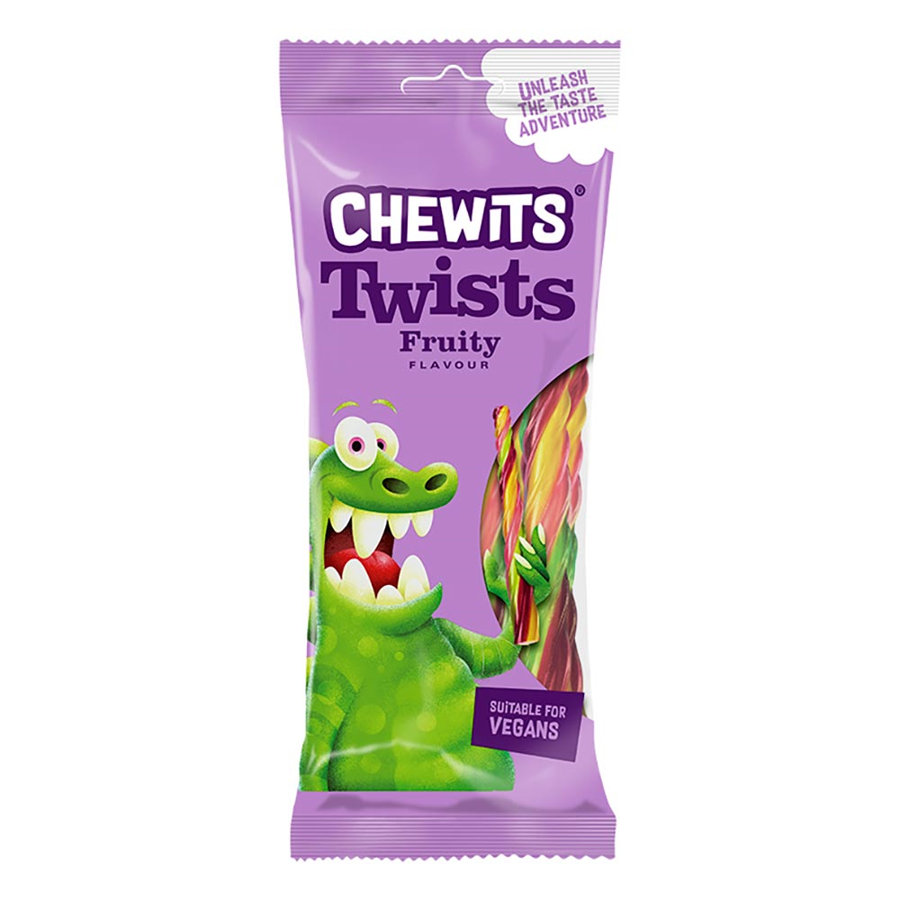 Chewits Fruity Twist Bag 160g - 12 Count