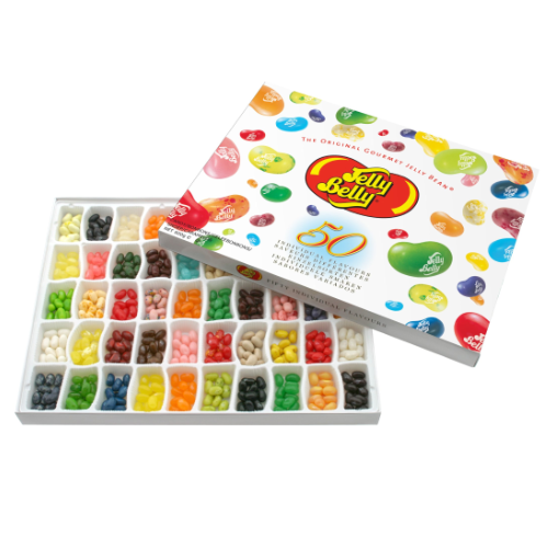 Jelly Belly Assorted 50 Flavour Gift Box - 600g