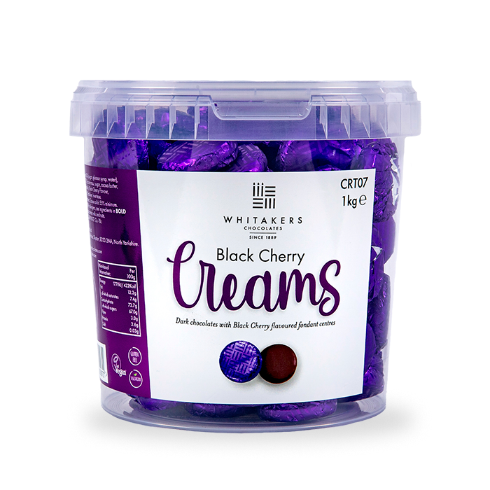 Whitakers Black Cherry Creams - 1kg