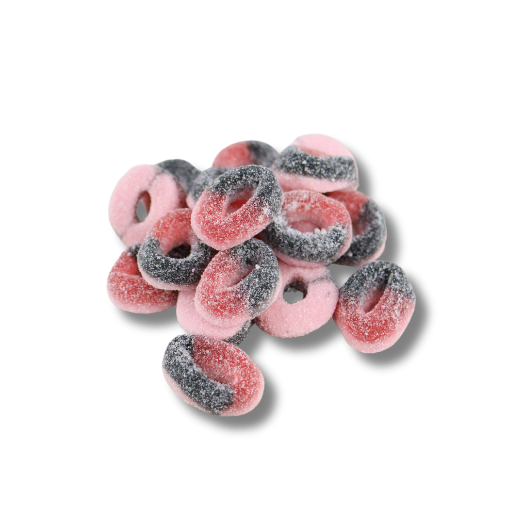 Park Lane Sour Blackcurrant Rings - 1kg