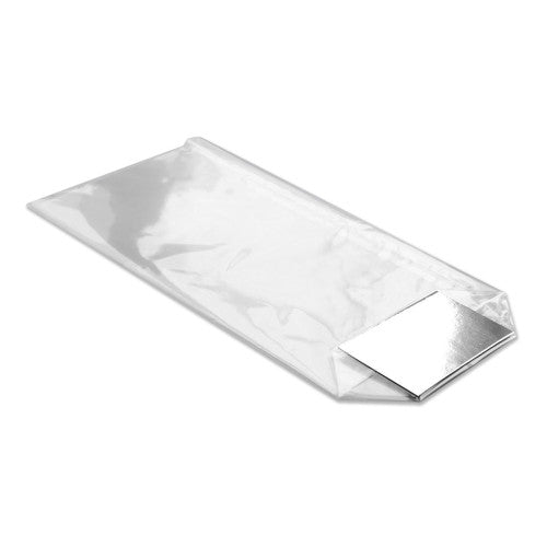 Cross Bottom Clear Gift Bags 120mm x 275mm - 100 Count