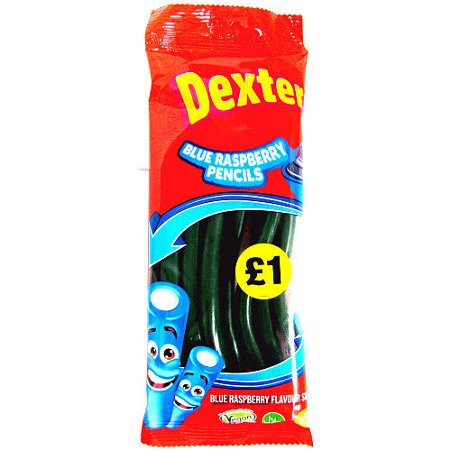 Dexters Blue Raspberry Pencils £1 PMP 160g - 12 Count