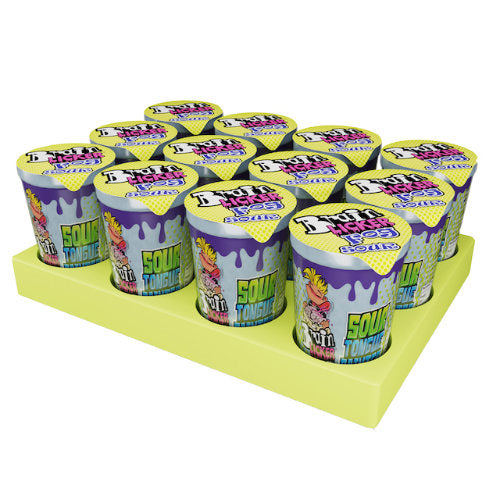 Brain Licker Fog Sour Tongue Painter Candy Floss 20g Cup - 12 Count