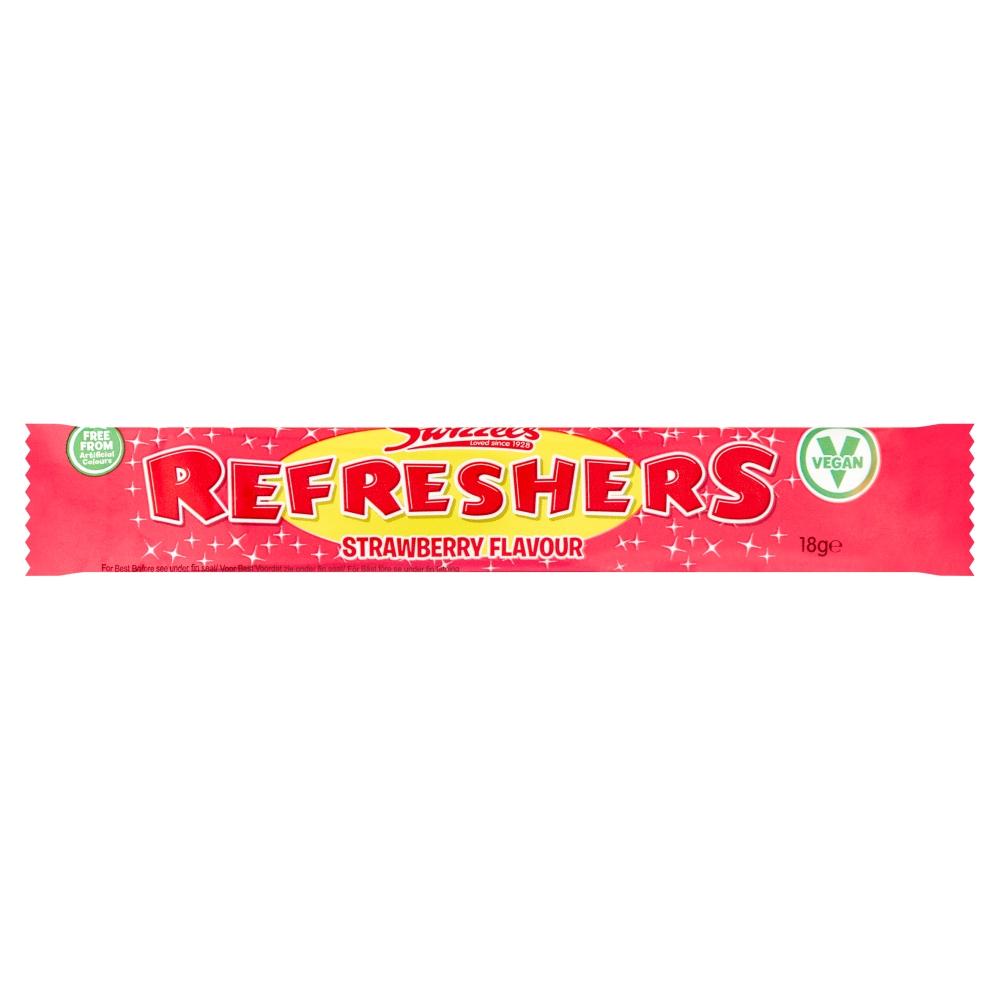 Swizzels Matlow Strawberry Refreshers Chew Bar - 60 Count
