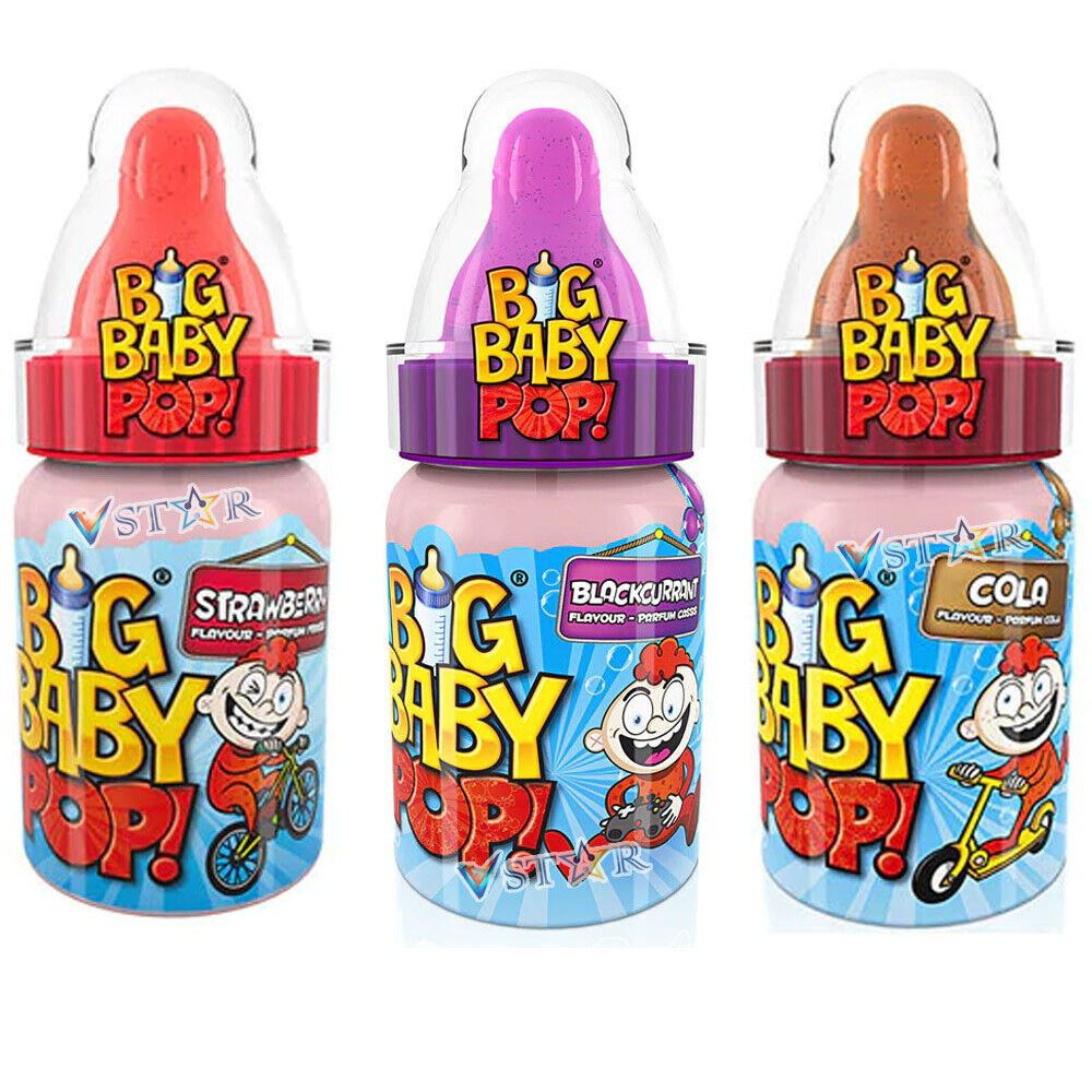 Topps Candy Big Baby Pops - 12 Count