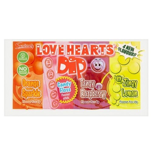Swizzels Matlow Love Hearts Dip - 36 Count