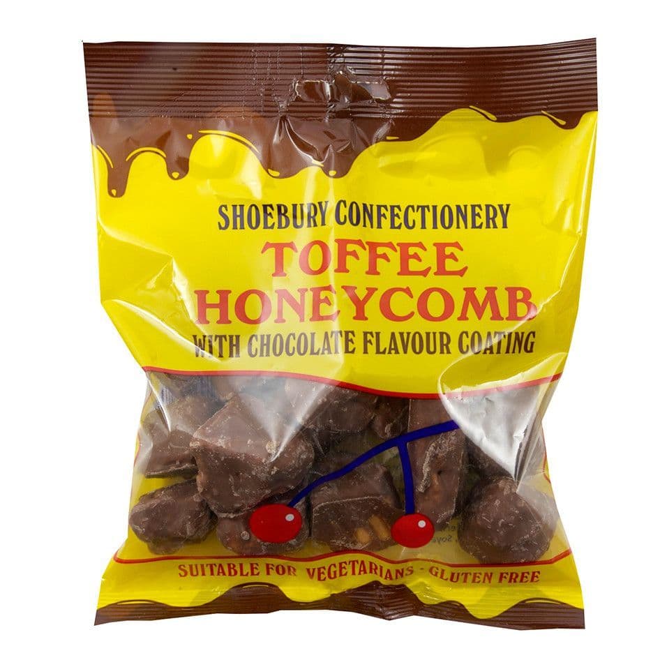 Shoebury Chocolate Toffee Honeycomb Bags - 14 Count