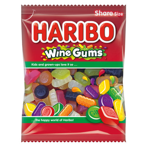 Haribo Wine Gums - 12 x 160g