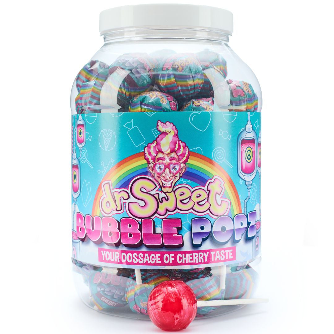 Dr Sweet Bubble Popz Cherry 25g - 70 Count